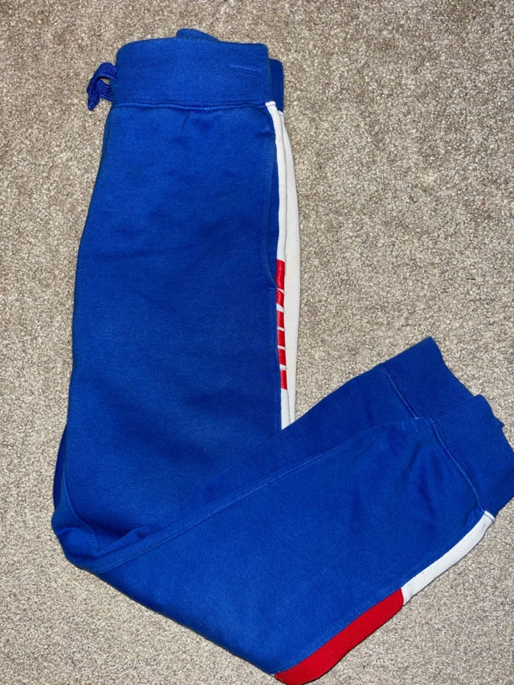 Nike Red White Blue Joggers Sz Youth Small